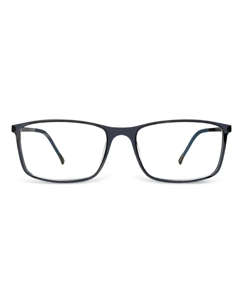 Silhouette SPX Illusion rectangle-frame glasses - Blau Blau