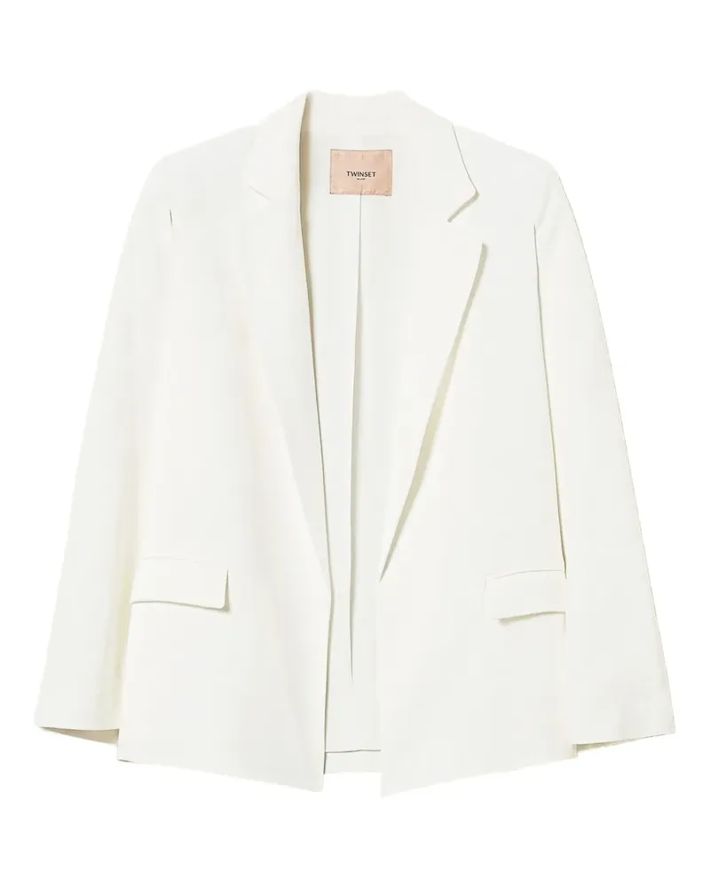 Twin-Set Cape-Blazer aus Krepp - Nude Nude
