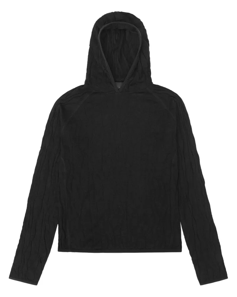 Heliot Emil Sortsol Hoodie - Schwarz Schwarz