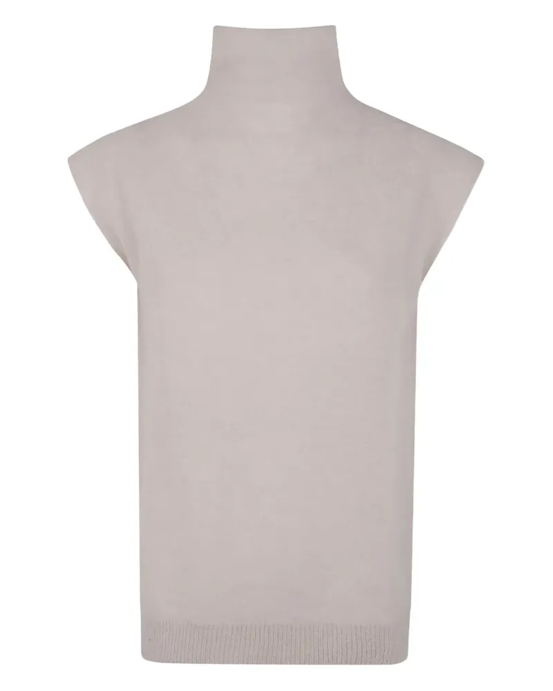 Antonelli Firenze roll-neck vest - Nude Nude