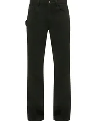 J.W.Anderson Chino mit Logo-Patch Schwarz