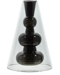 Tom Dixon Bump Vase Kegel Schwarz