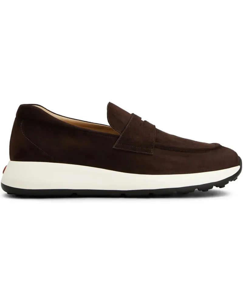 TOD'S Loafer aus Wildleder - Braun Braun