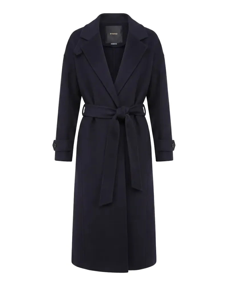 Pinko Casella belted coat - Blau Blau
