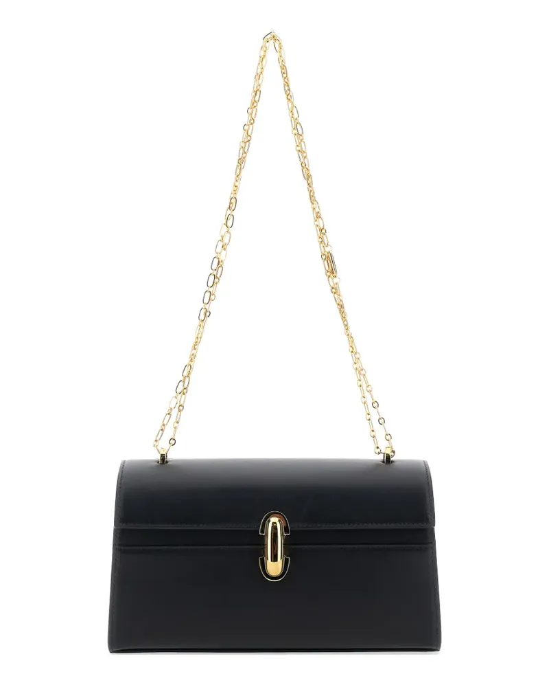 SAVETTE Symmetry chain-strap shoulder bag - Schwarz Schwarz