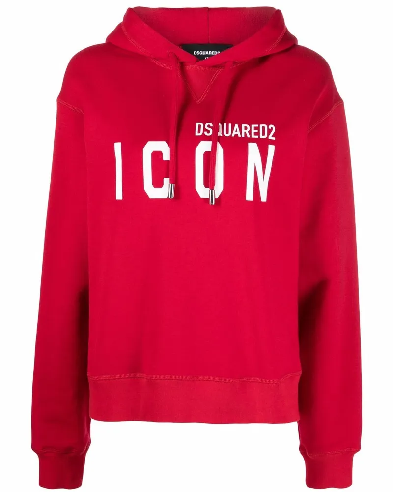 Dsquared2 Icon Hoodie - Rot Rot