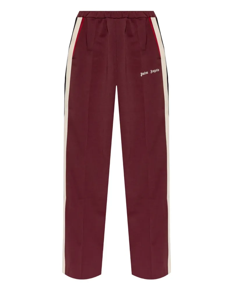 Palm Angels Classic Logo Jogginghose mit Streifen - Rot Rot