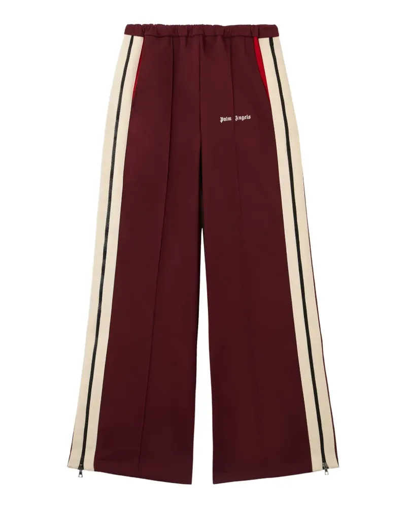 Palm Angels Classic Logo Jogginghose mit Streifen - Rot Rot