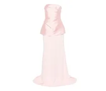 Schulterfreies Alia Maxikleid - Rosa