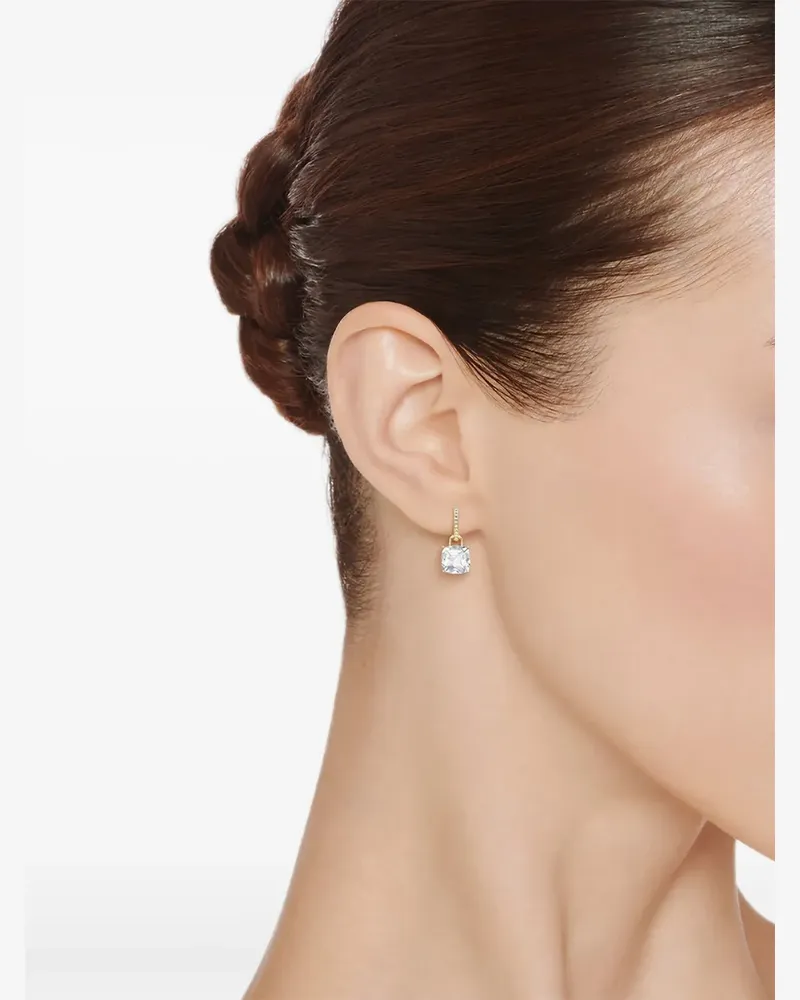 Kiki McDonough 18kt Gelbgold-Hängeohrringe mit Diamanten Gold