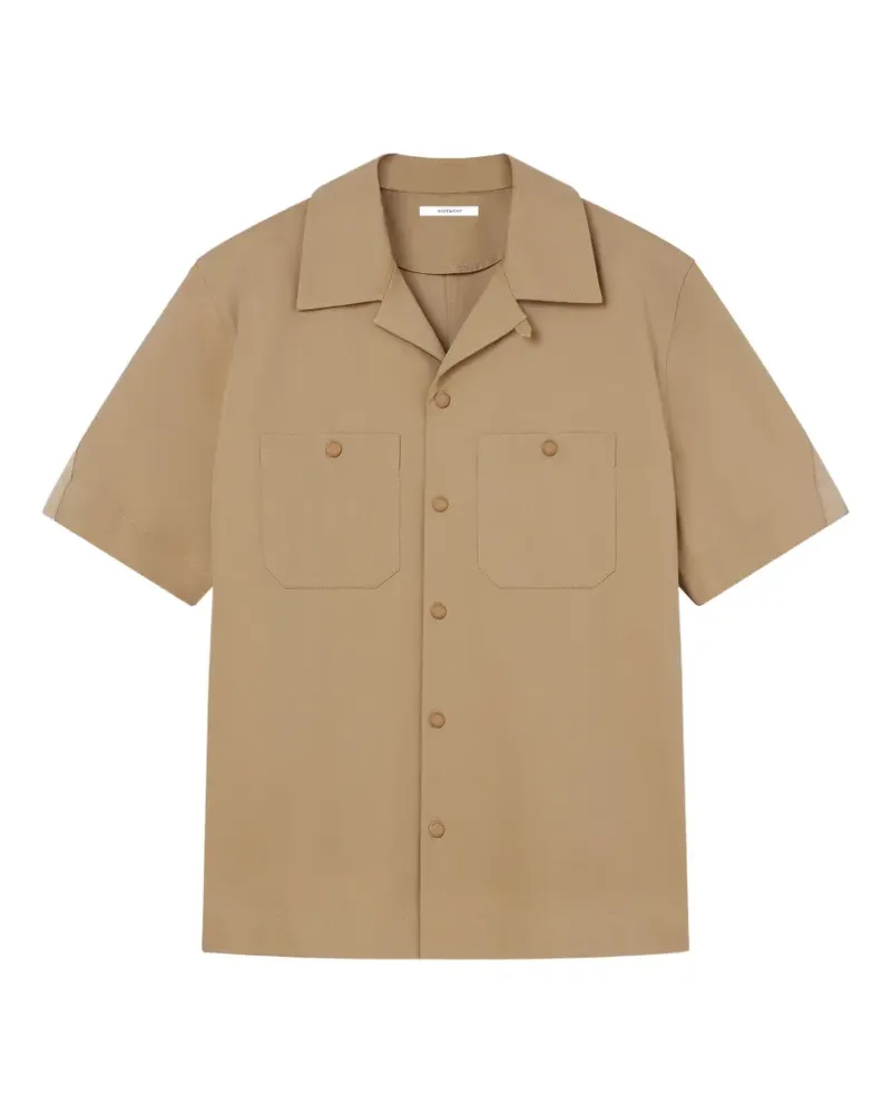 Givenchy Couture Seam Hemd aus Baumwolle mit Ripsbanddetail - Nude Nude