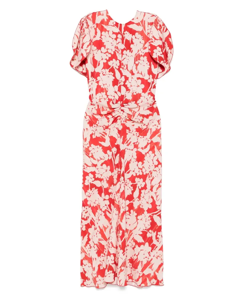 Victoria Beckham Gerafftes Kleid - Rot Rot