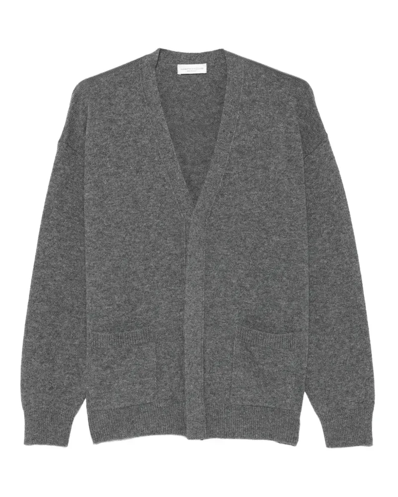 Roberto Collina Cardigan aus Merinowolle - Grau Grau