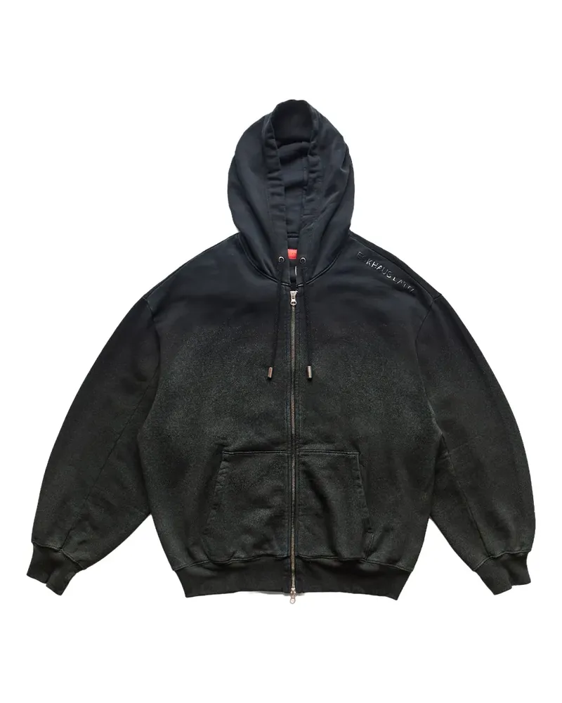 Eckhaus Latta Kapuzenjacke mit Reißverschluss - Blau Blau