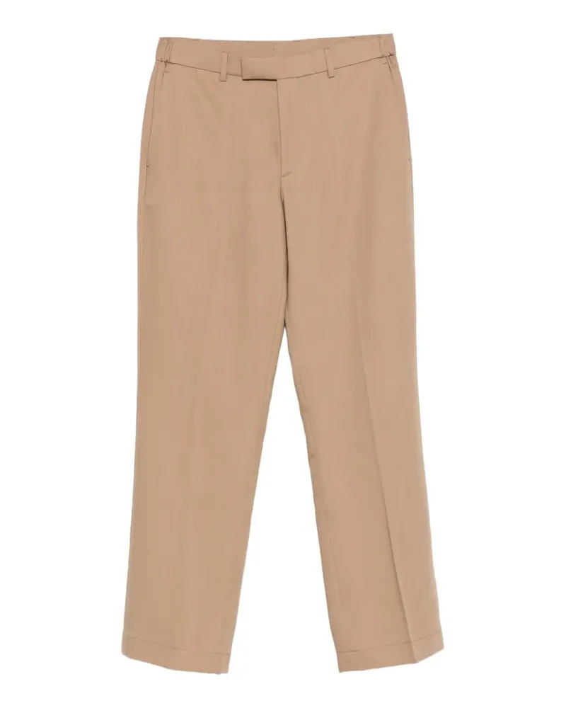 Berwich Lucano pressed-crease trousers - Nude Nude