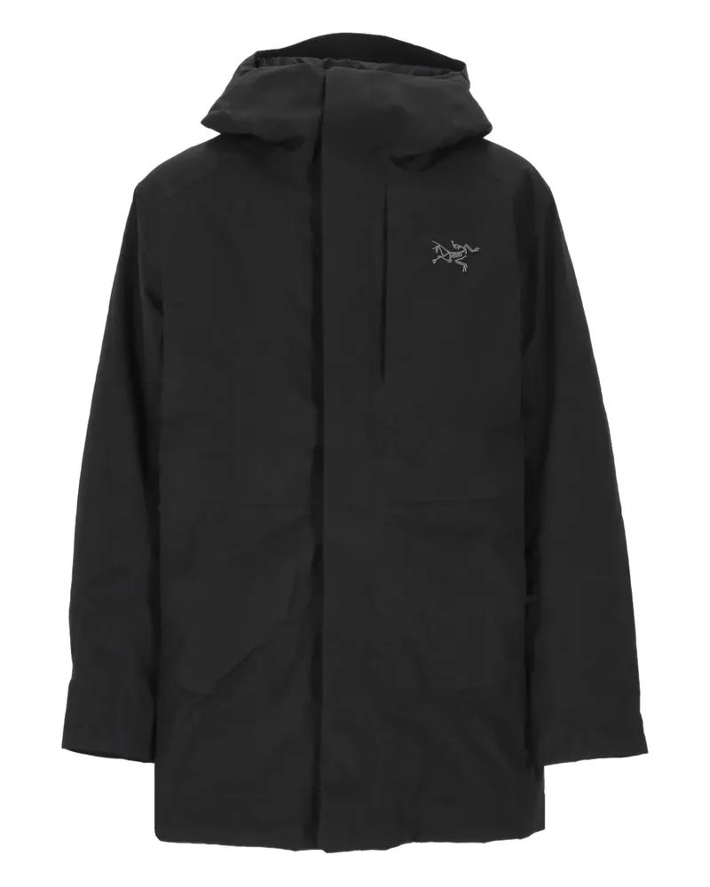 Arc'teryx hooded logo jacket - Schwarz Schwarz
