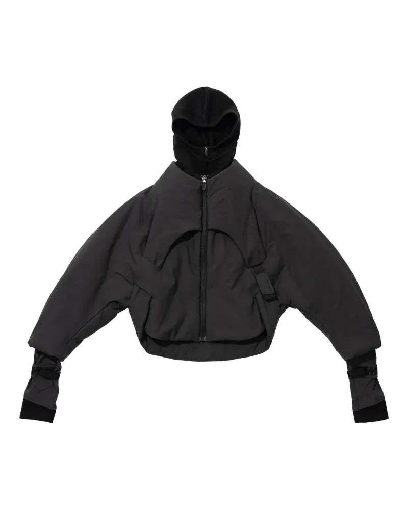 Hyein Seo Steppjacke mit Kapuze - Schwarz Schwarz