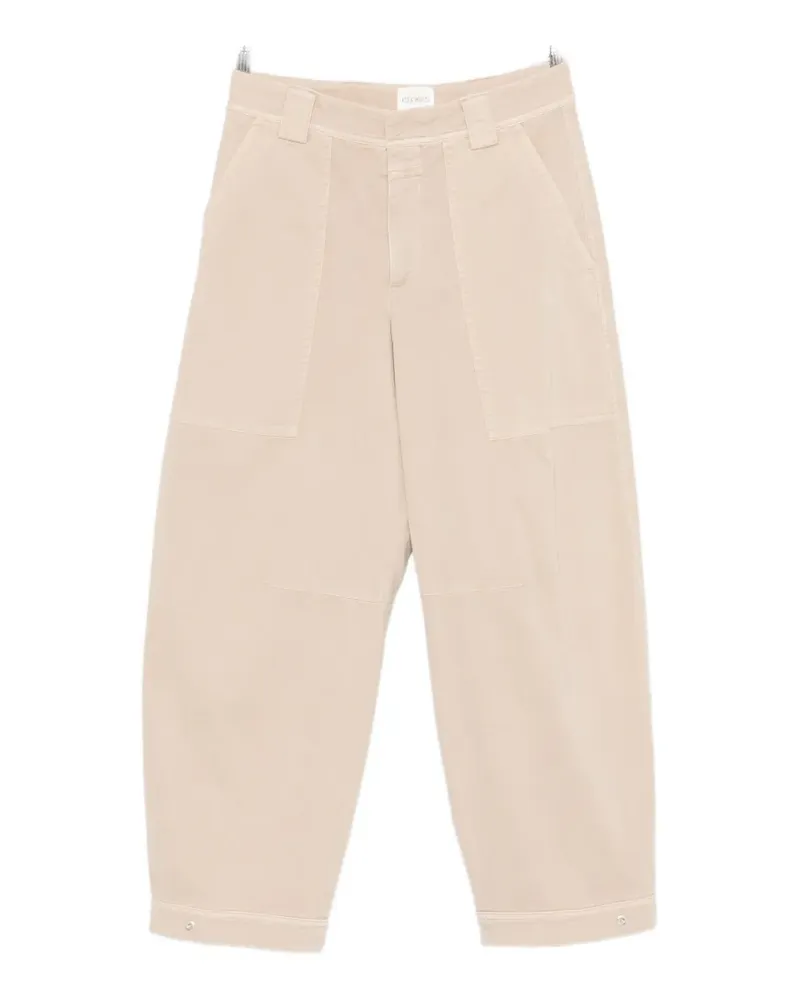 Closed Rhannon patch-pocket tapered trousers - Nude Nude