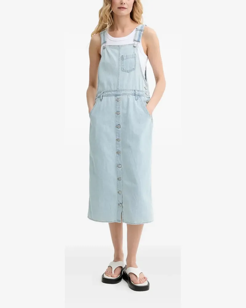 Levi's Jeanskleid im Latzhosen-Look - Blau Blau