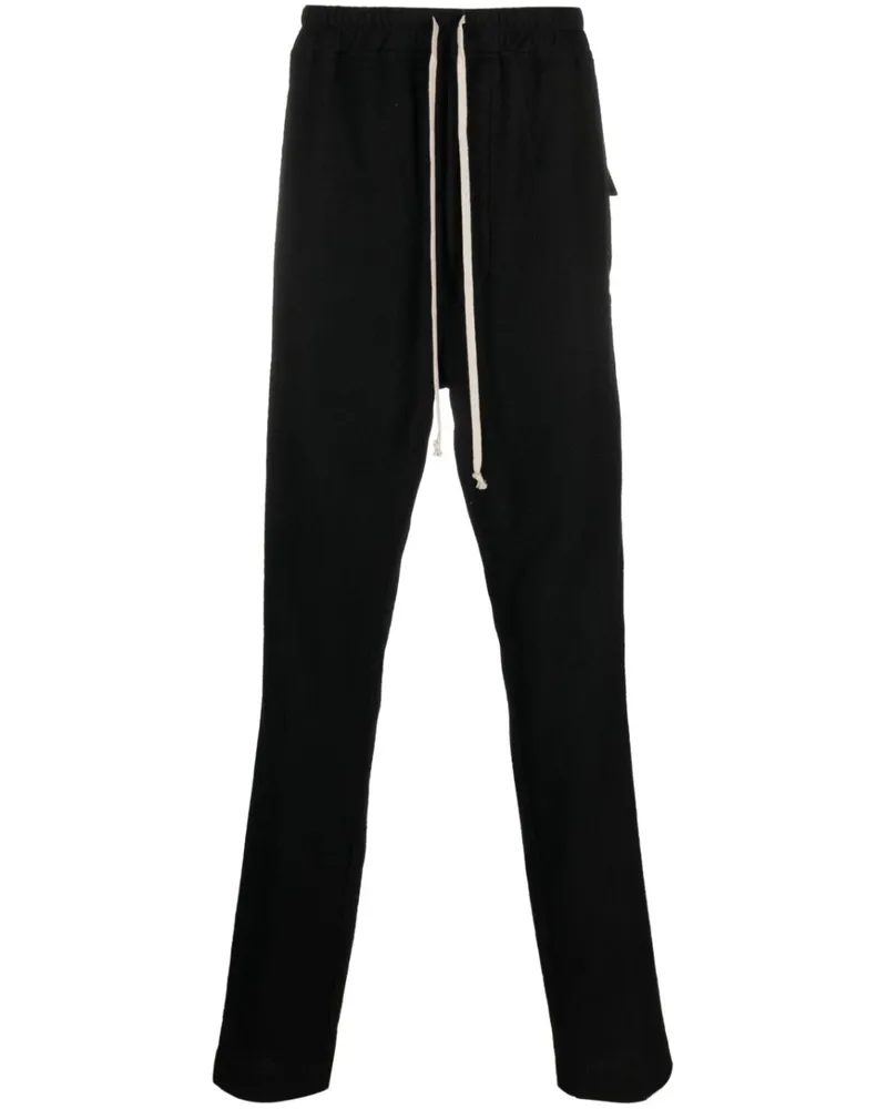 Rick Owens Jogginghose mit geradem Bein - Schwarz Schwarz