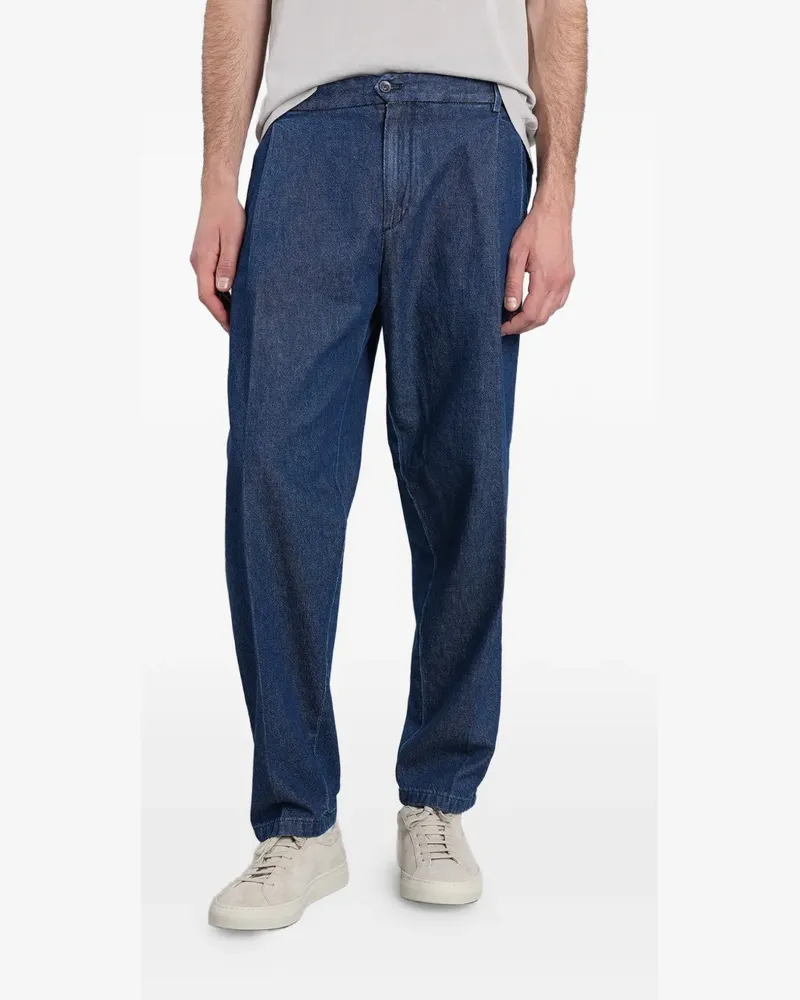 Briglia 1949 pleated-detail jeans - Blau Blau