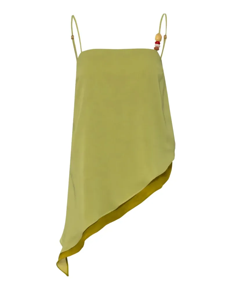 Baobab Collection Noa Blusentop mit asymmetrischem Saum - Grün Grün