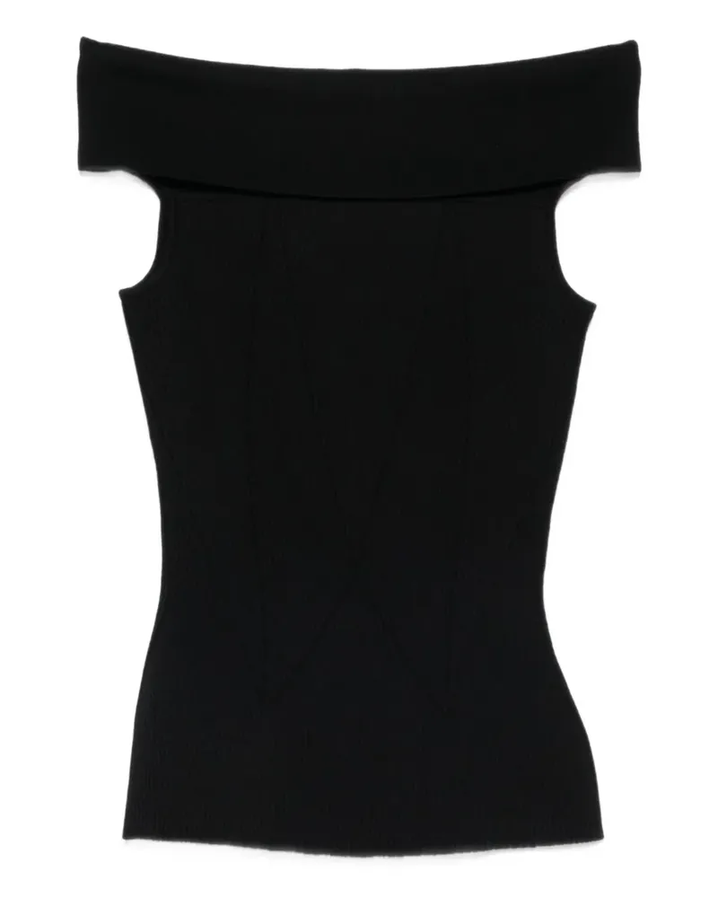 Givenchy Schulterfreies Oberteil - Schwarz Schwarz