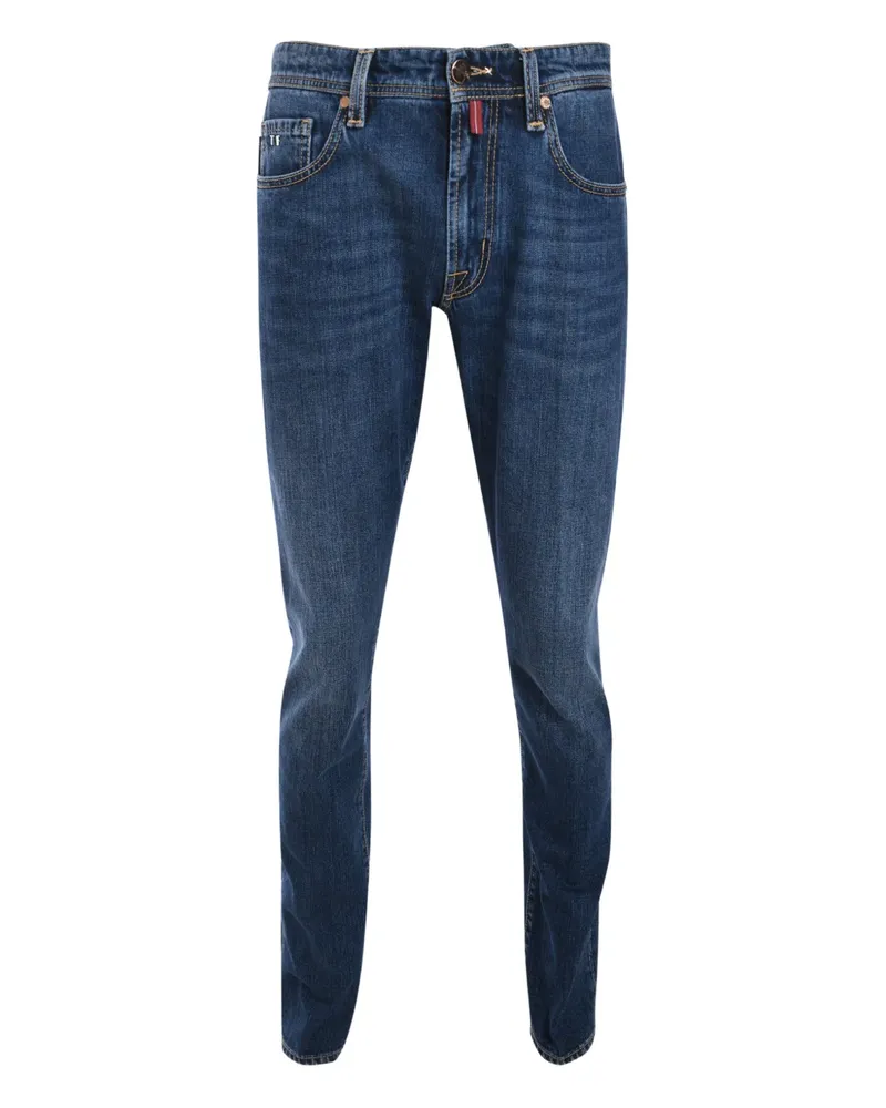 Tramarossa Jeans mit Logo-Patch - Blau Blau