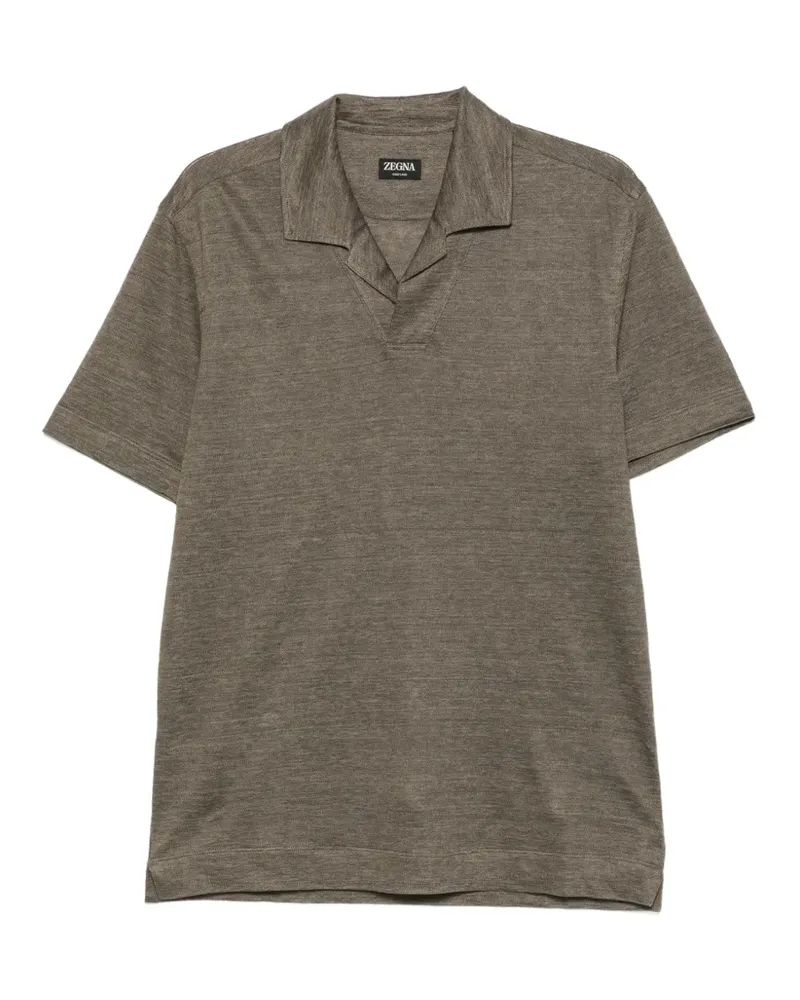 Ermenegildo Zegna Poloshirt mit kurzen Ärmeln - Grün Grün