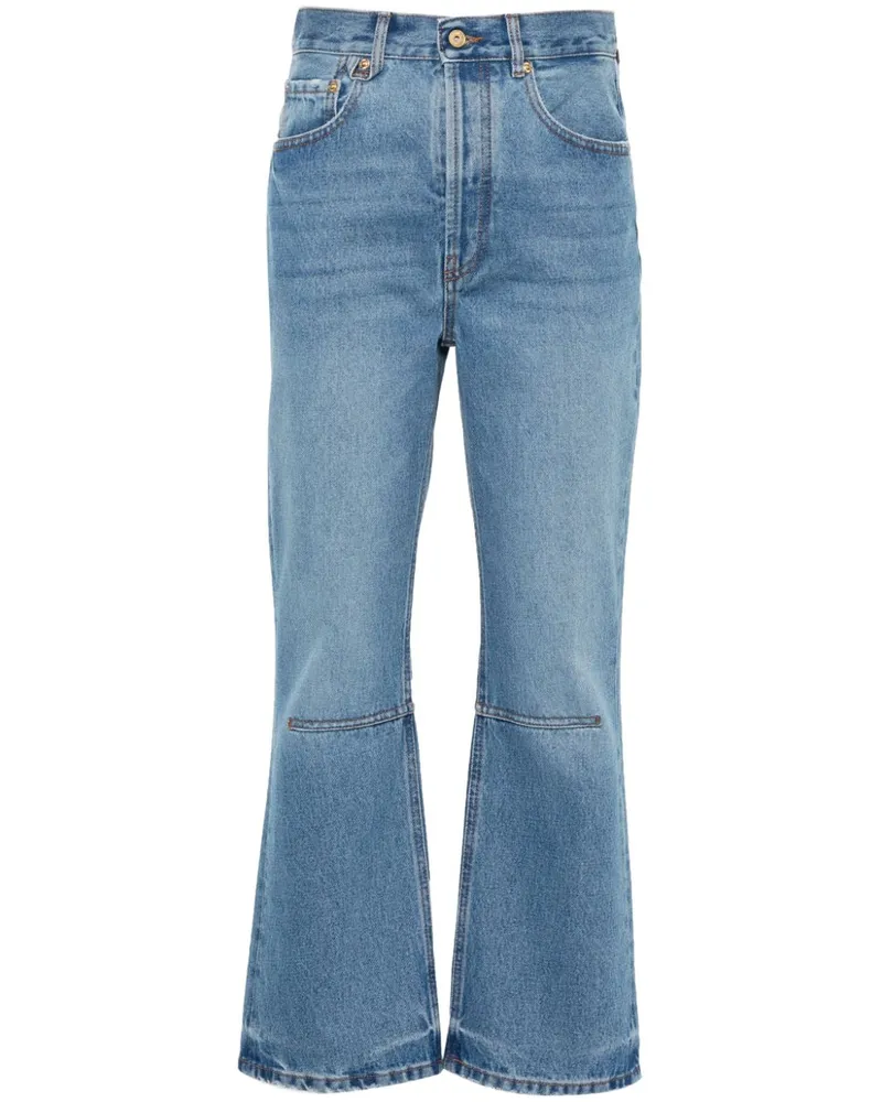 Jacquemus Le de-Nîmes Cropped-Jeans - Blau Blau