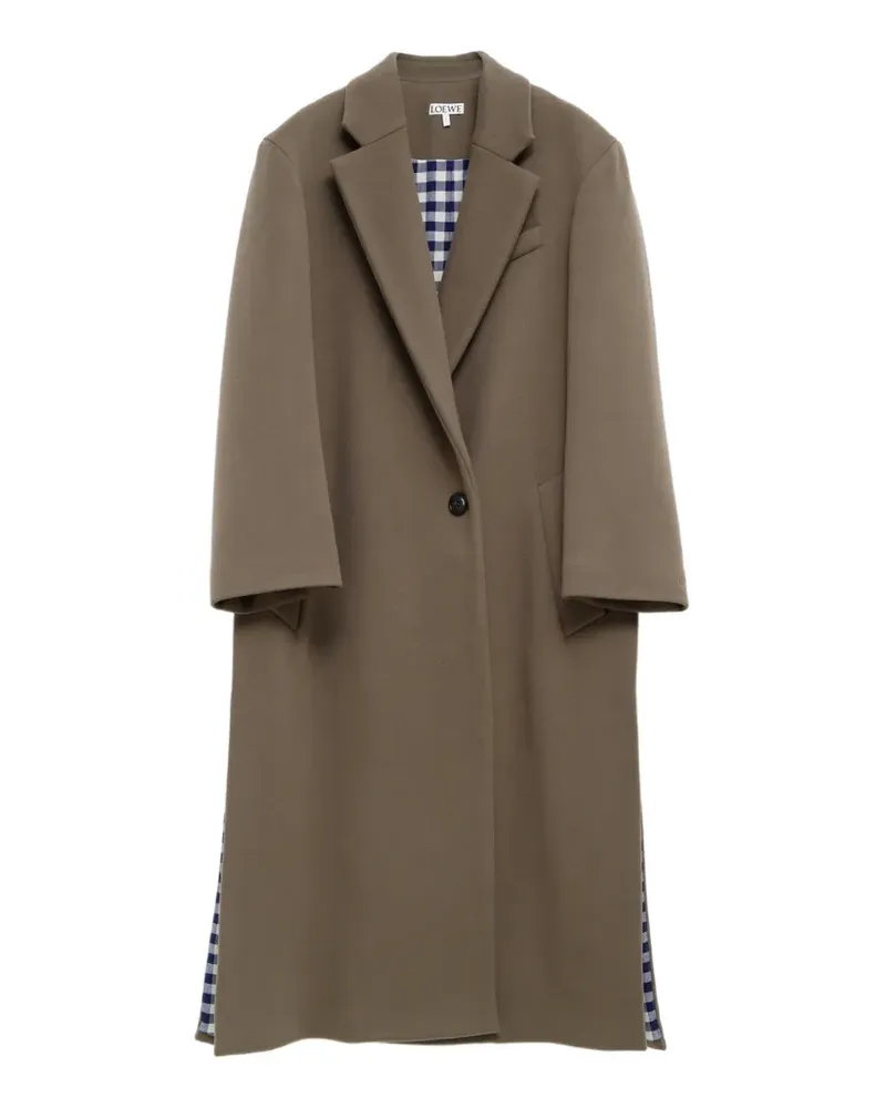 Loewe notched-lapels coat - Braun Braun