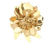 Brosche mit Blumenmotiv - Gold