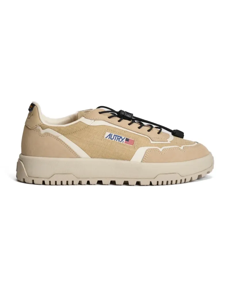 AUTRY Wildpace panelled sneakers - Nude Nude