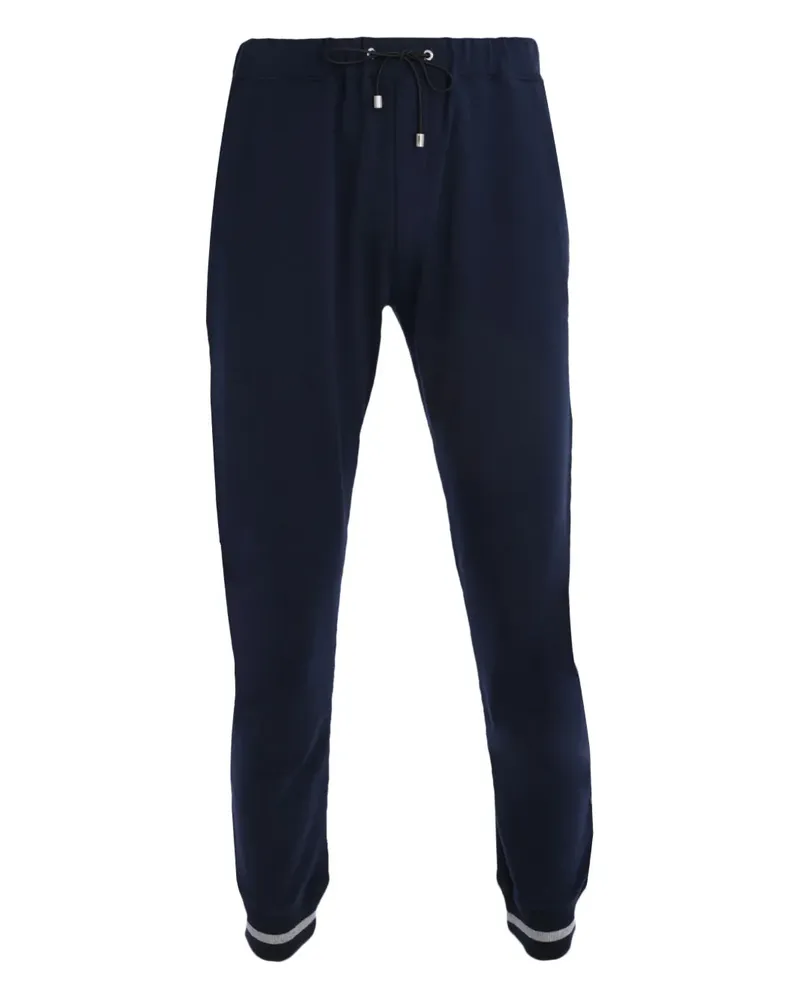 Luigi Borrelli Jogginghose mit Kordelzug - Blau Blau