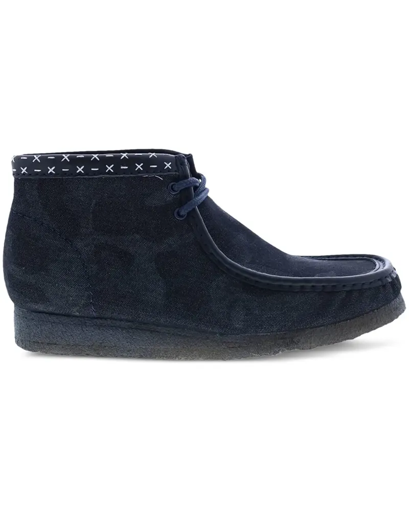 Clarks Wallabee "Denim" Desert-Boots - Blau Blau
