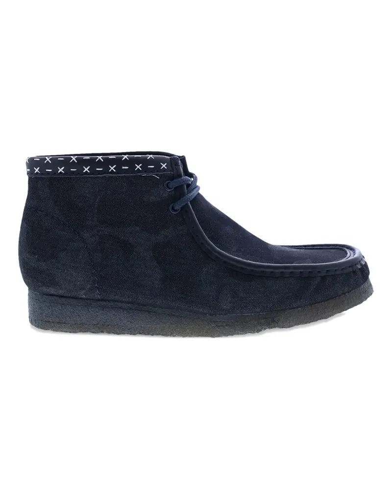 Clarks Wallabee "Denim" Desert-Boots - Blau Blau
