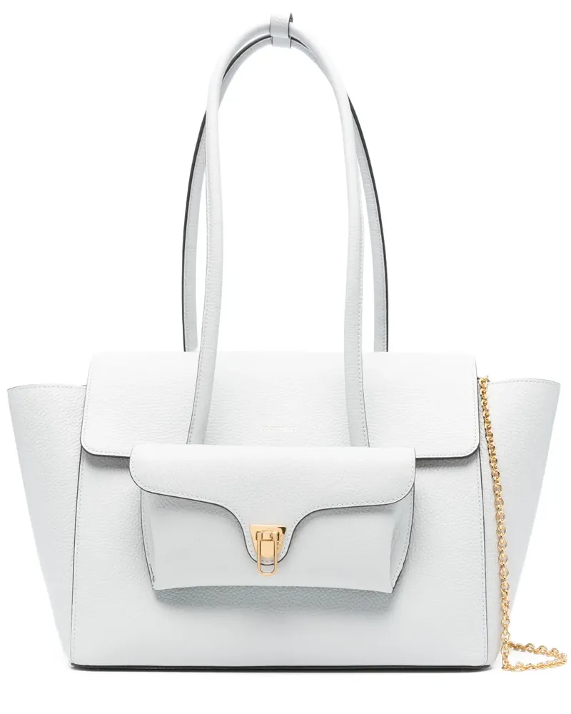 Coccinelle Double Beat Tote Bag - Grau Grau