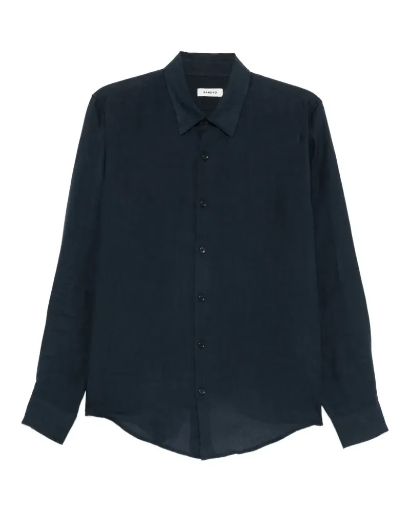 Sandro long-sleeve shirt - Blau Blau