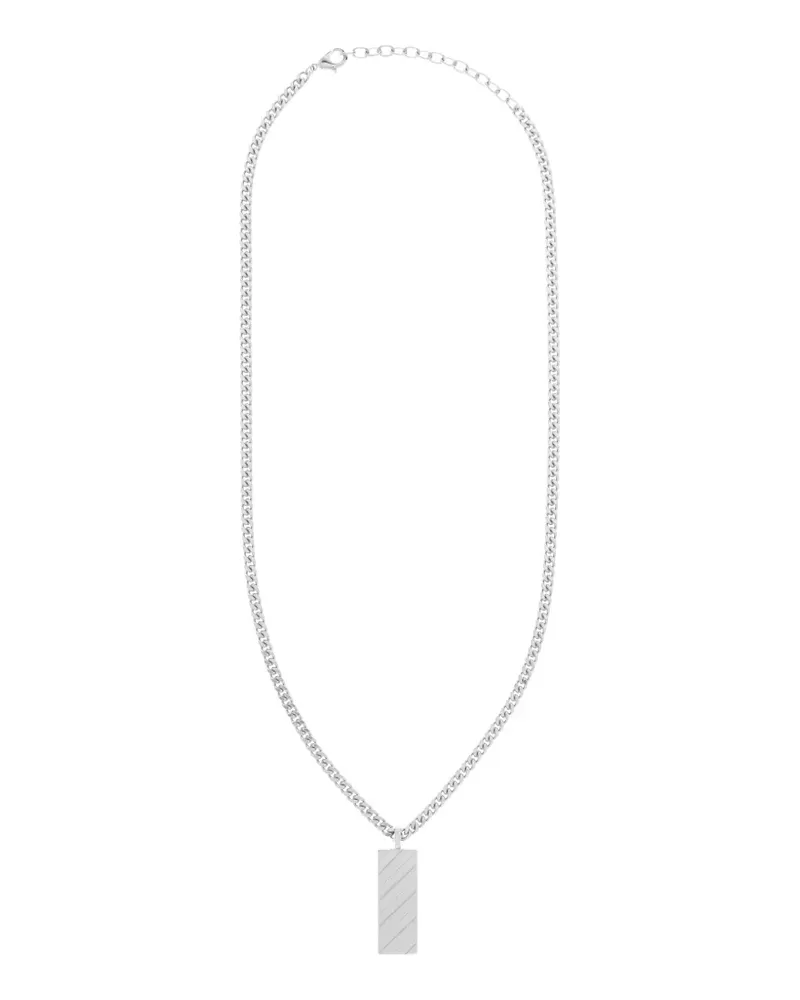 OFF-WHITE Panzerkette mit Anhänger - Silber Silber