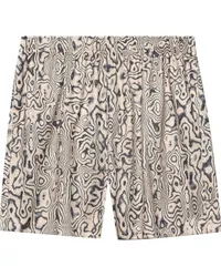 John Elliott + Co Practice Shorts mit grafischem Print Nude