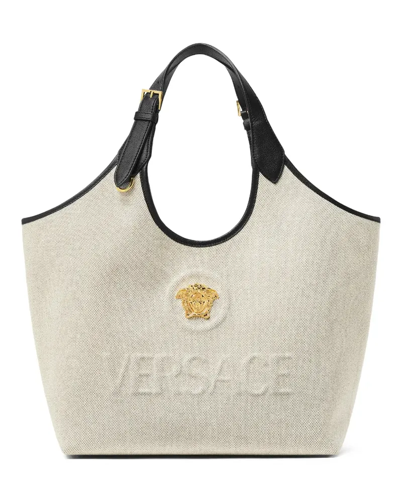 Versace Medusa-emblem tote bag - Nude Nude