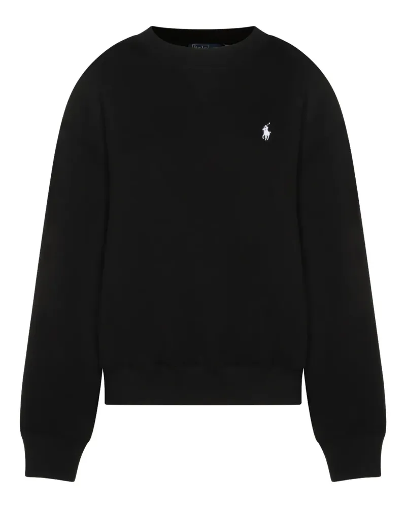 Ralph Lauren logo-embroidery crew-neck sweater - Schwarz Schwarz