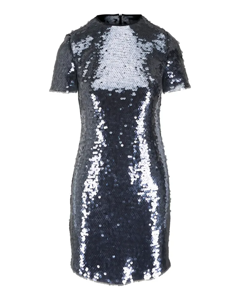 Akris sequin-embellished mini dress - Blau Blau