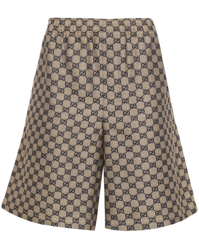 Gucci Bermudas aus GG Supreme-Canvas - Nude Nude
