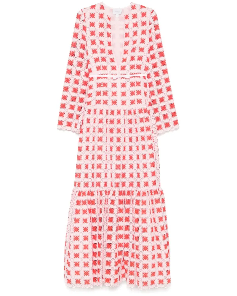 Giambattista Valli Maxikleid aus Spitze - Rosa Rosa
