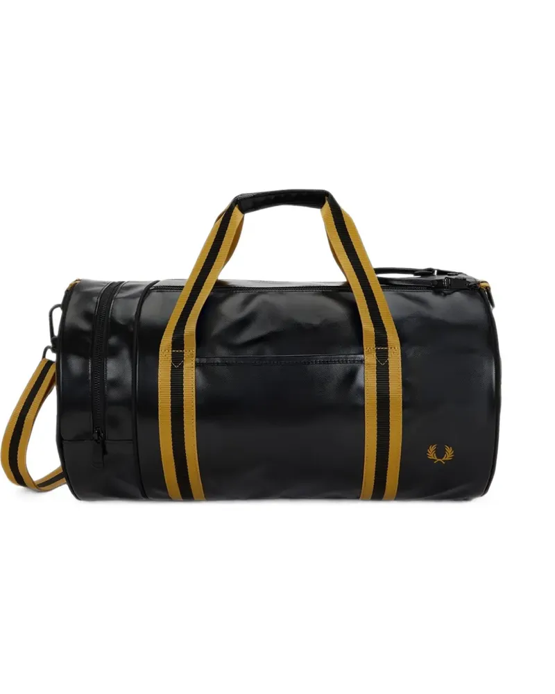 Fred Perry logo-print holdall bag - Schwarz Schwarz