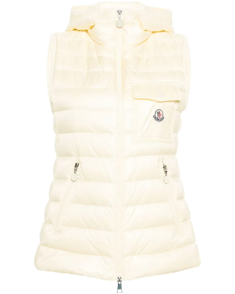 Moncler Gefütterte Glygos Kapuzenweste - Gelb Gelb