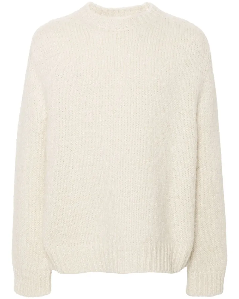 Jil Sander Pullover mit Rundhalsausschnitt - Weiß Weiß
