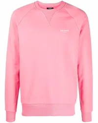 Balmain Sweatshirt aus Bio-Baumwolle Rosa