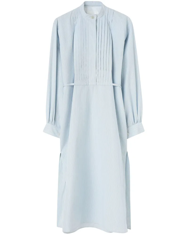 Jil Sander Midikleid mit langen Ärmeln - Weiß Weiß